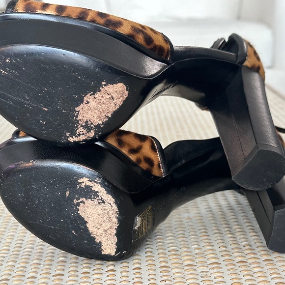 Marion Parke “Annie” Leopard Platform Shoe Size 39 - Picture 5 of 5